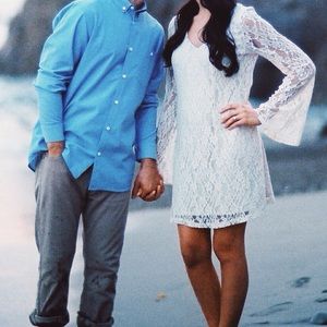 Socialite Lace Bell Sleeve Dress